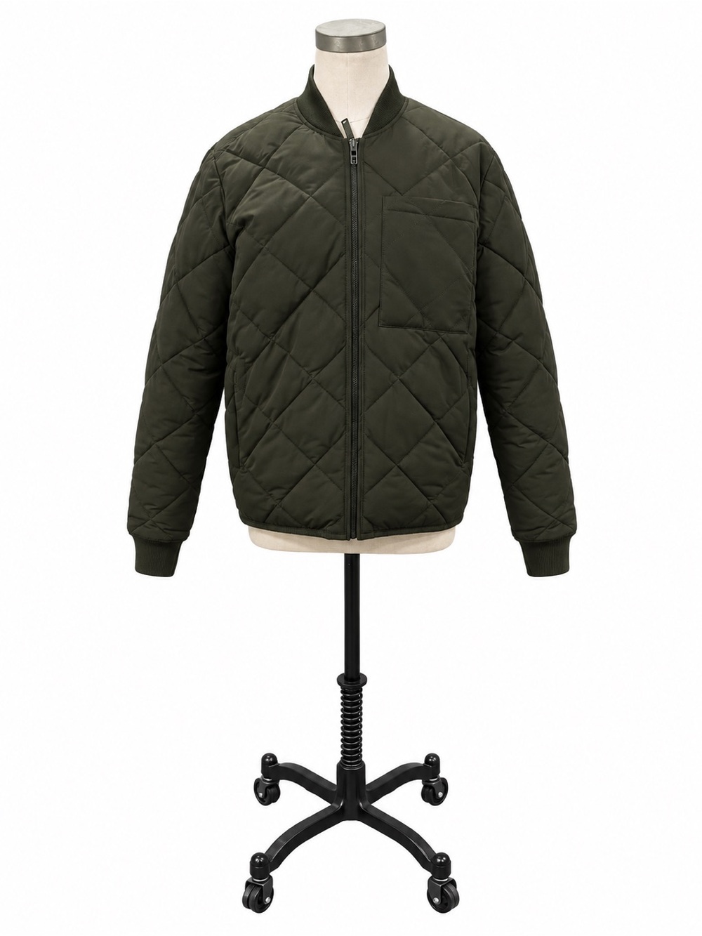 Frank and Oak Quilted Bomber Jacket